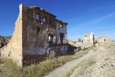 Belchite Village Destroyed in a Bombing during the Spanish Civil War, Saragossa, Aragon, Spain-pedrosala-Framed Photographic Print