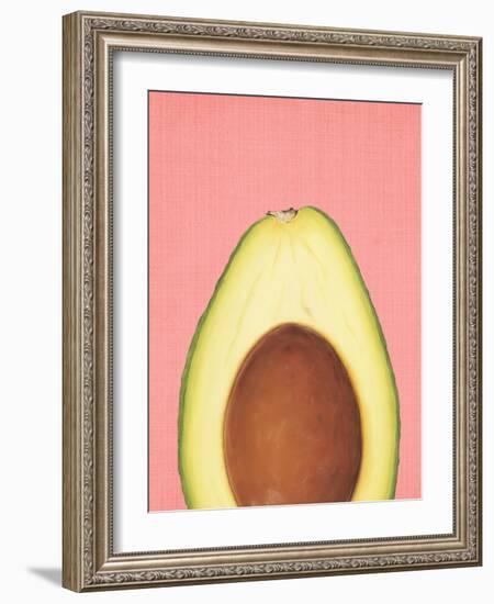Peek A Boo Avocado-LILA X LOLA-Framed Art Print