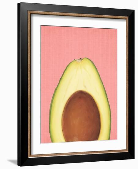 Peek A Boo Avocado-LILA X LOLA-Framed Art Print