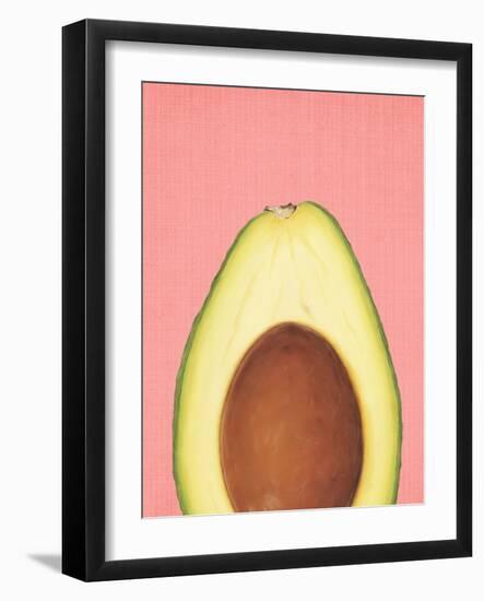 Peek A Boo Avocado-LILA X LOLA-Framed Art Print