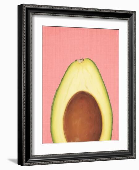 Peek A Boo Avocado-LILA X LOLA-Framed Art Print