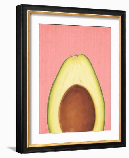 Peek A Boo Avocado-LILA X LOLA-Framed Art Print