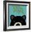 Peek-a-Boo Bear-Yuko Lau-Framed Art Print