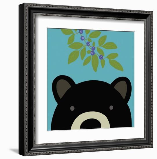 Peek-a-Boo Bear-Yuko Lau-Framed Art Print