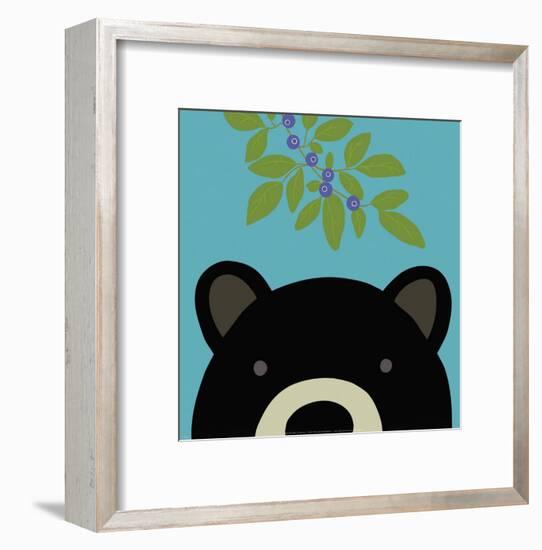 Peek-a-Boo Bear-Yuko Lau-Framed Art Print