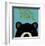 Peek-a-Boo Bear-Yuko Lau-Framed Art Print