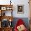 Peek a Boo Cedar Waxwings-Jai Johnson-Framed Giclee Print displayed on a wall