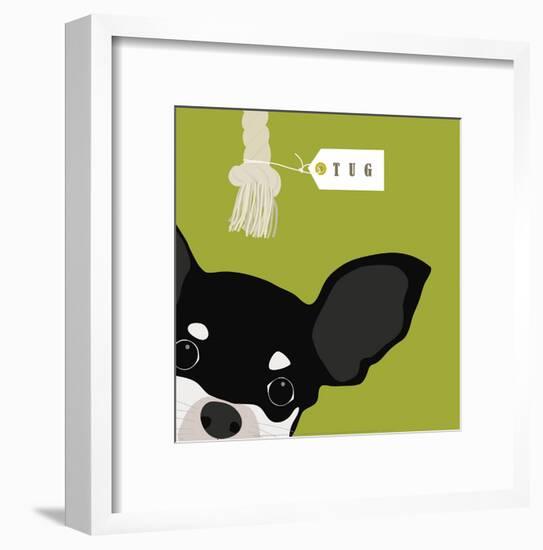 Peek-a-Boo Chihuahua-Yuko Lau-Framed Art Print