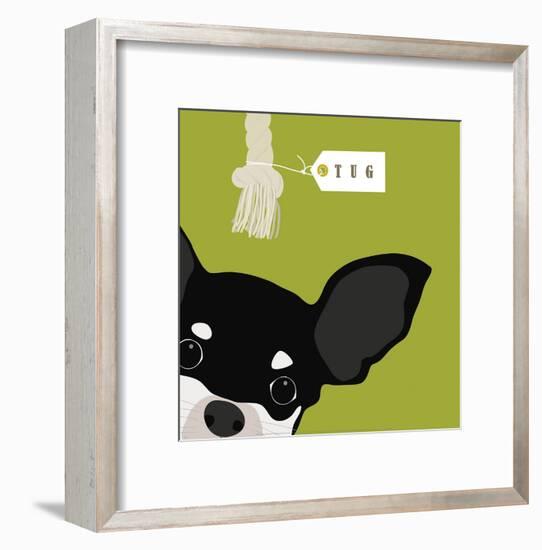 Peek-a-Boo Chihuahua-Yuko Lau-Framed Art Print