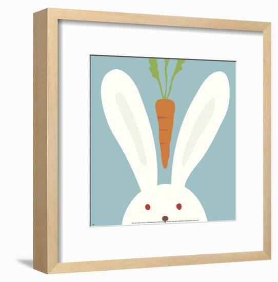 Peek-a-Boo I, Rabbit-Yuko Lau-Framed Art Print