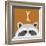 Peek-a-Boo Raccoon-Yuko Lau-Framed Art Print