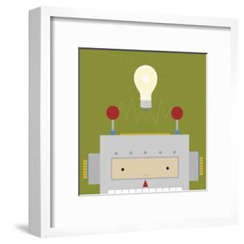 Peek-a-Boo Robot-Yuko Lau-Framed Art Print