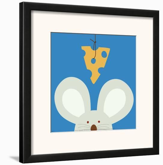Peek-a-Boo V, Mouse-Yuko Lau-Framed Art Print