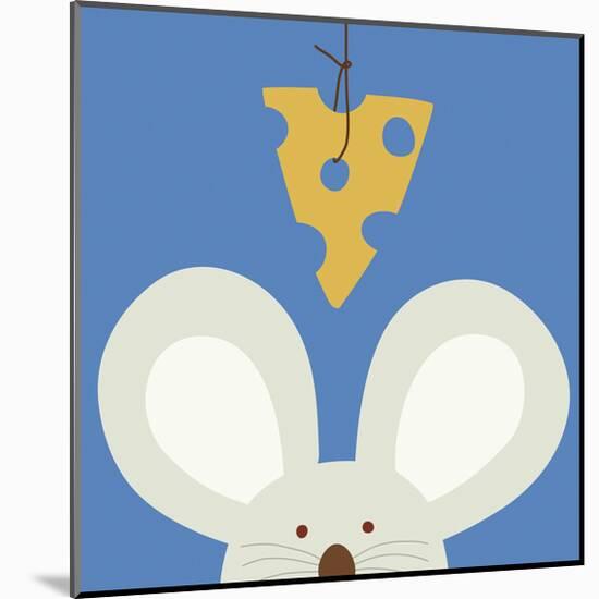 Peek-a-boo V - Mouse-Yuko Lau-Mounted Art Print