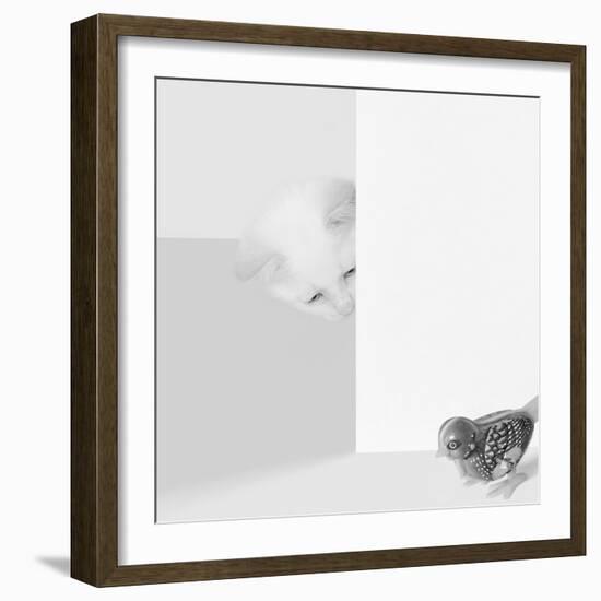 Peek a Boo-Jon Bertelli-Framed Art Print