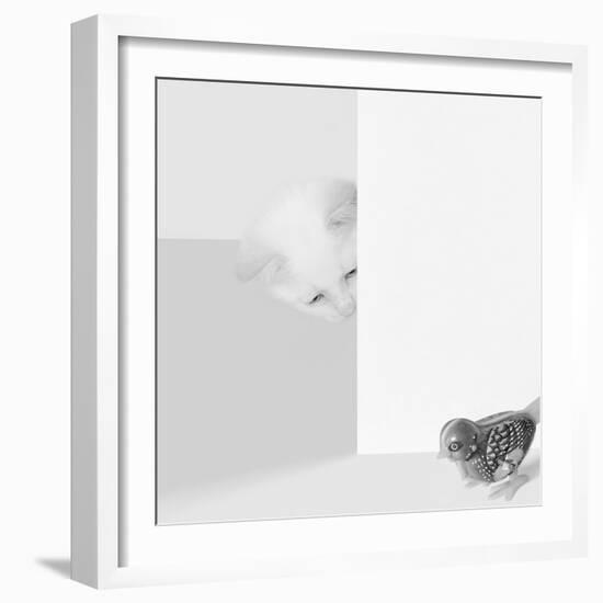 Peek a Boo-Jon Bertelli-Framed Art Print