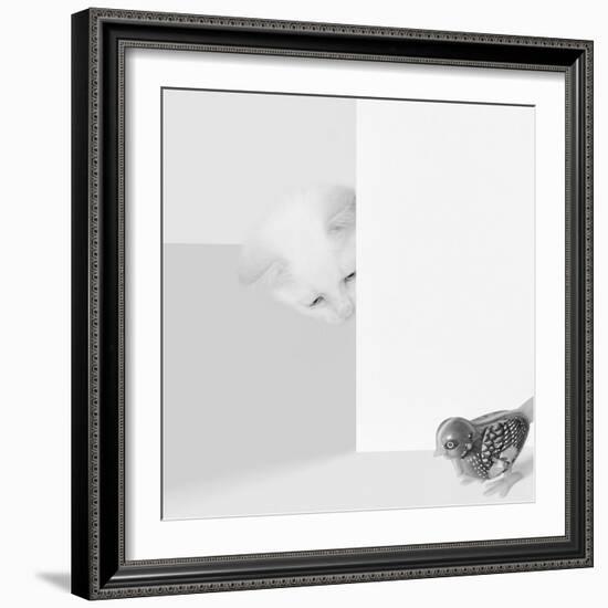 Peek a Boo-Jon Bertelli-Framed Art Print