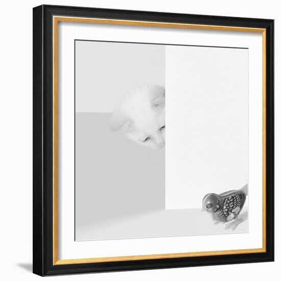 Peek a Boo-Jon Bertelli-Framed Art Print