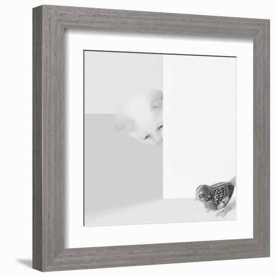 Peek a Boo-Jon Bertelli-Framed Art Print