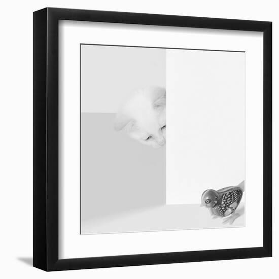 Peek a Boo-Jon Bertelli-Framed Art Print