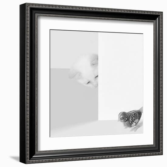 Peek a Boo-Jon Bertelli-Framed Art Print