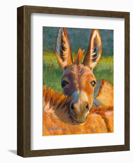 Peek-a-Burro-Rita Kirkman-Framed Art Print