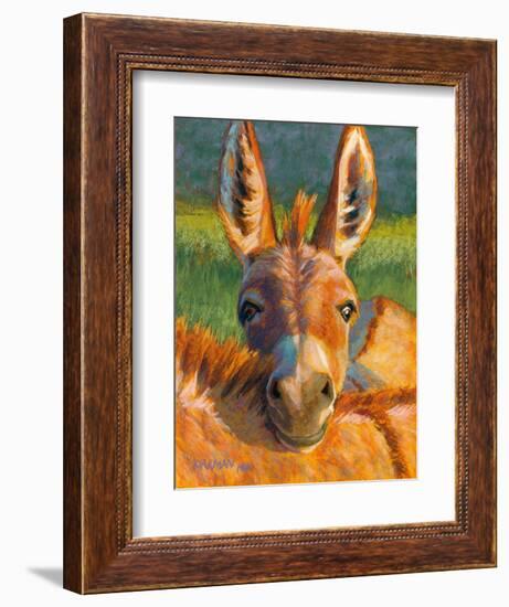 Peek-a-Burro-Rita Kirkman-Framed Art Print