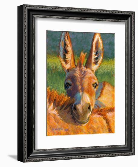 Peek-a-Burro-Rita Kirkman-Framed Art Print