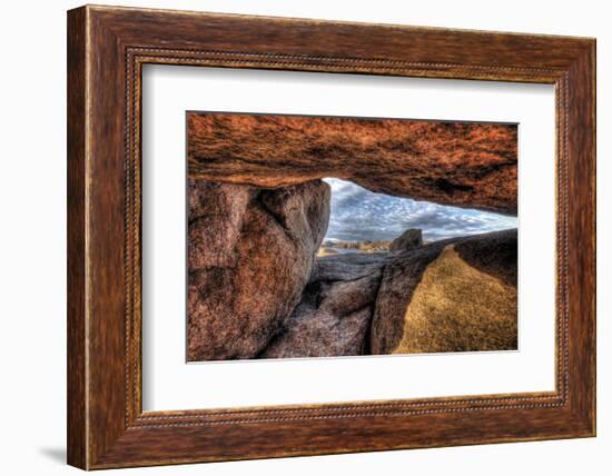 Peek-Bob Larson-Framed Art Print