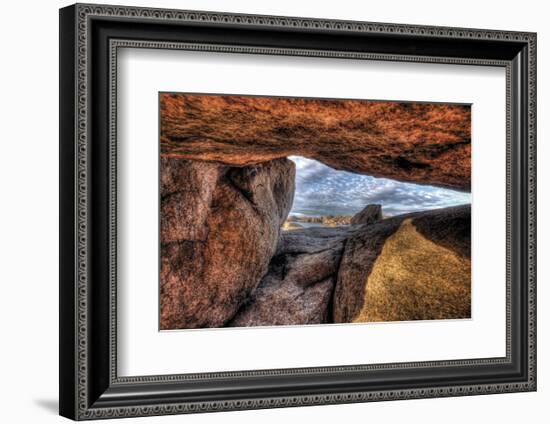 Peek-Bob Larson-Framed Art Print