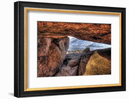 Peek-Bob Larson-Framed Art Print