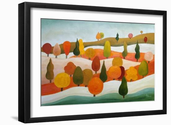 Peeking up Good Vibrations-Angeles M Pomata-Framed Giclee Print