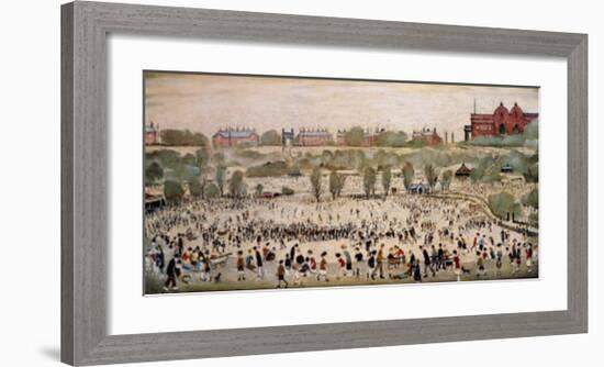 Peel Park, Salford-Laurence Stephen Lowry-Framed Art Print