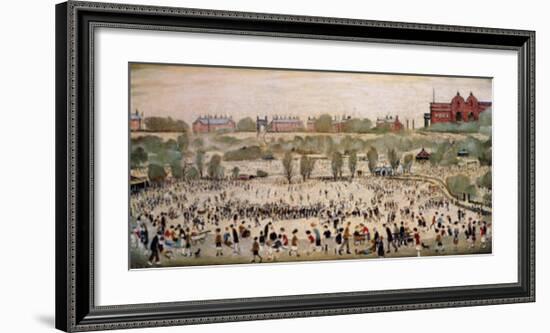 Peel Park, Salford-Laurence Stephen Lowry-Framed Art Print