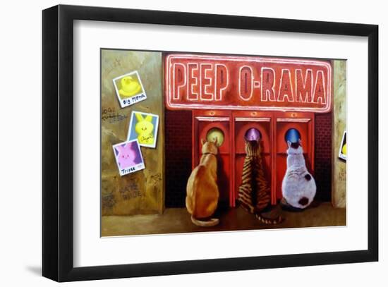 Peepshow-Lucia Heffernan-Framed Art Print