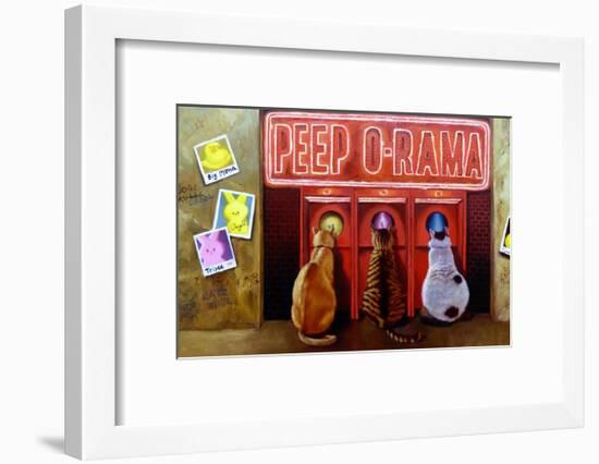 Peepshow-Lucia Heffernan-Framed Art Print