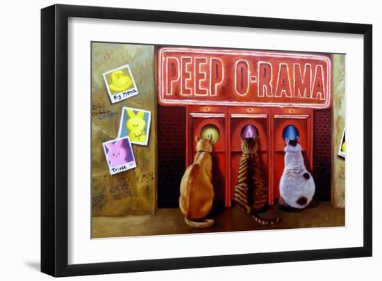 Peepshow-Lucia Heffernan-Framed Art Print