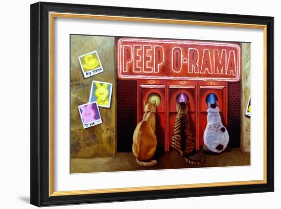 Peepshow-Lucia Heffernan-Framed Art Print