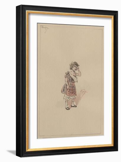 Peepy, C.1920s-Joseph Clayton Clarke-Framed Giclee Print