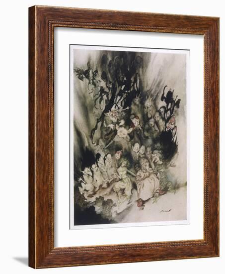 Peer Gynt, Troll Dance-Arthur Rackham-Framed Art Print