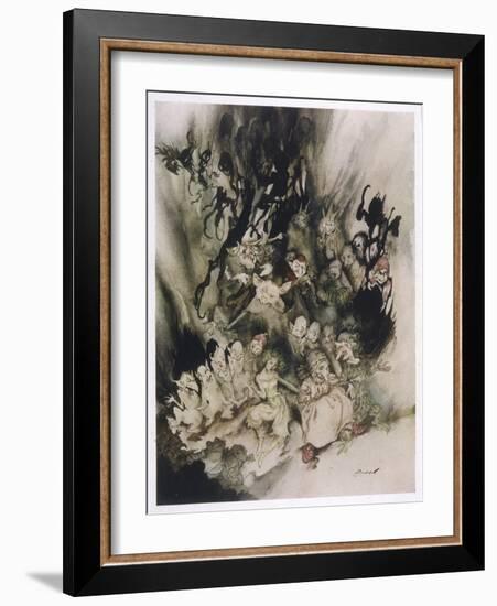 Peer Gynt, Troll Dance-Arthur Rackham-Framed Art Print