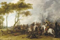 A Cavalry Skirmish-Peeter Snayers-Giclee Print