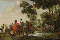 A Cavalry Skirmish-Peeter Snayers-Giclee Print