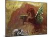 Pegasus and Hydra-Odilon Redon-Mounted Giclee Print