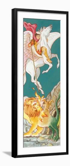 Pegasus, Greek Mythology-Encyclopaedia Britannica-Framed Art Print
