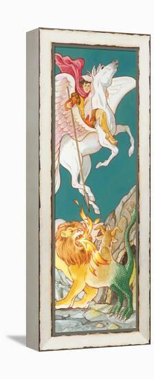 Pegasus, Greek Mythology-Encyclopaedia Britannica-Framed Stretched Canvas