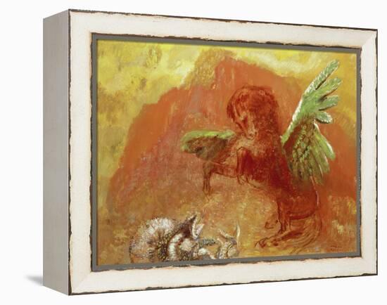 Pegasus Triumphant, 1905-Odilon Redon-Framed Premier Image Canvas