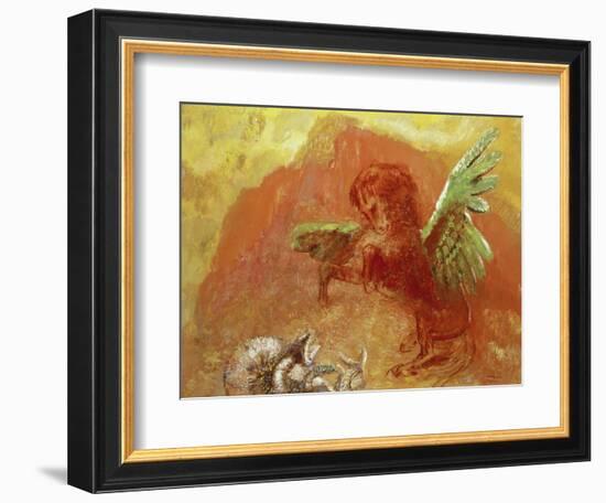 Pegasus Triumphant, 1905-Odilon Redon-Framed Giclee Print