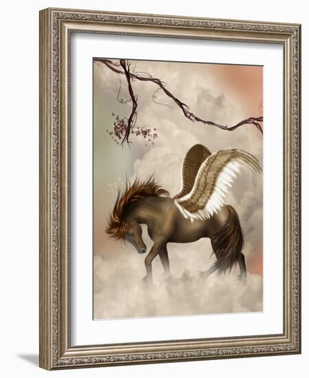 Pegasus-justdd-Framed Art Print