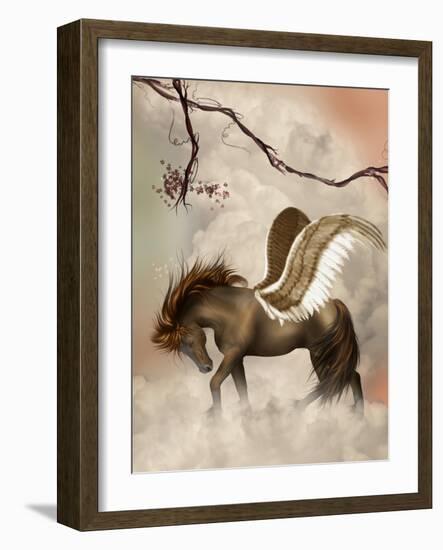 Pegasus-justdd-Framed Art Print